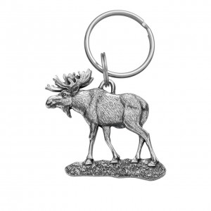 Majestic Moose Keyring