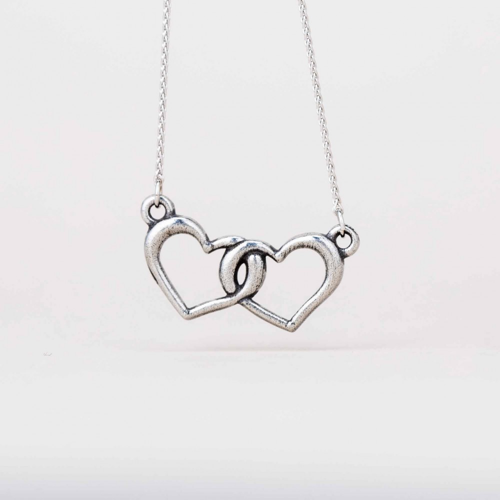 Twin Heart Harmony Necklace Twin Heart Harmony Necklace
