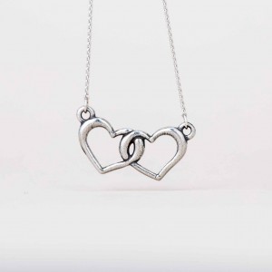 Twin Heart Harmony Necklace