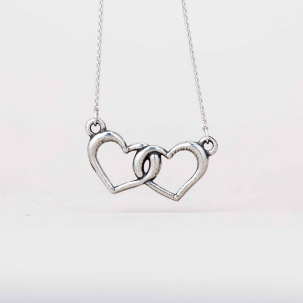 Twin Heart Harmony Necklace